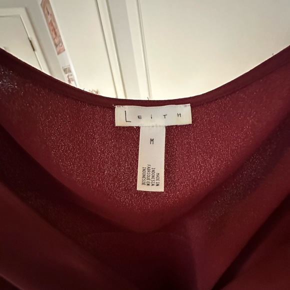 Leith Maroon Jumpsuit - Picture 6 of 6